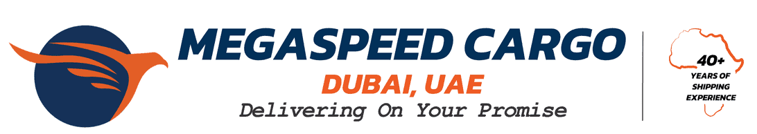 MegaSpeed Cargo logo – Trusted global shipping & logistics from Dubai