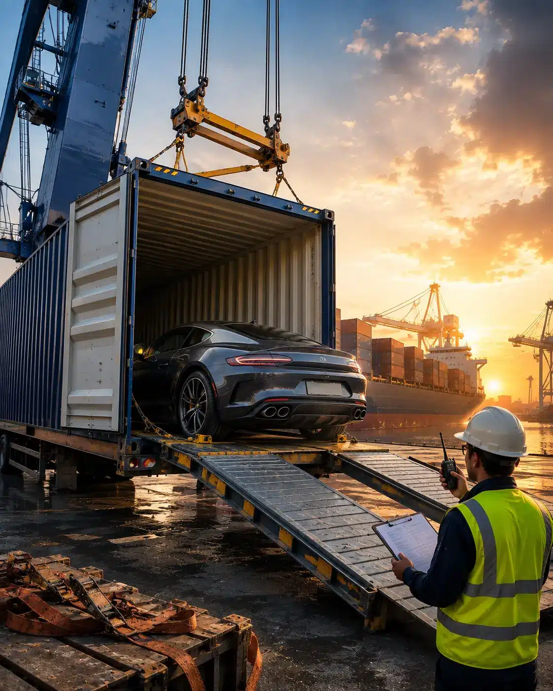 Container shipping from Dubai to Africa